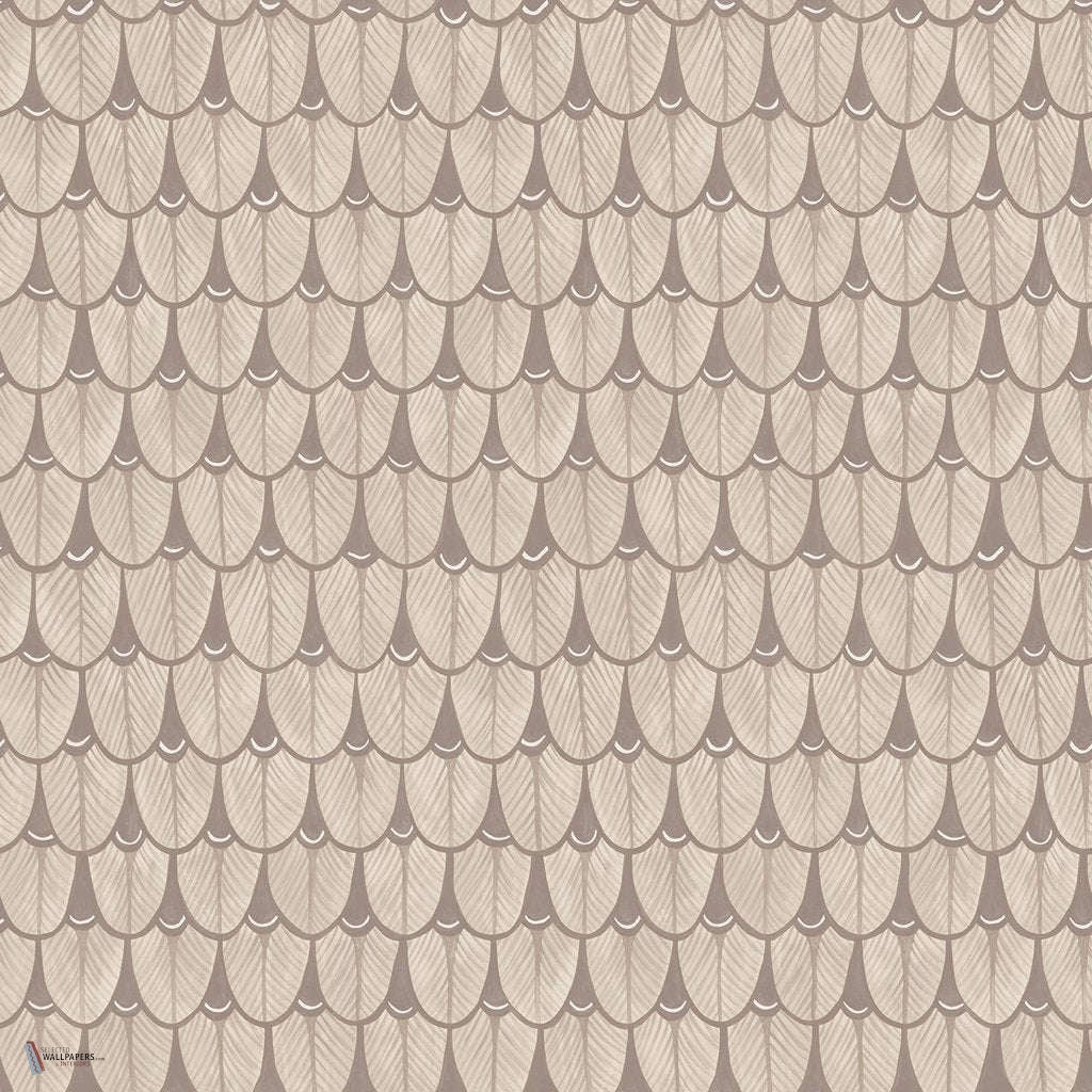 Narina behang in Linen van Cole & Son