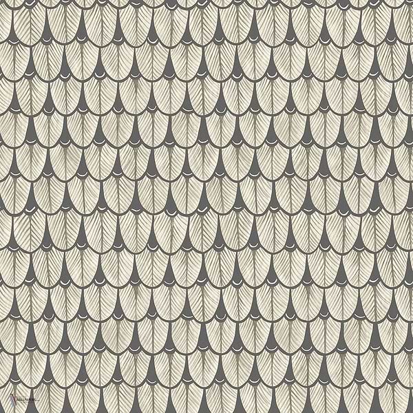 Narina behang in Soot & Snow van Cole & Son