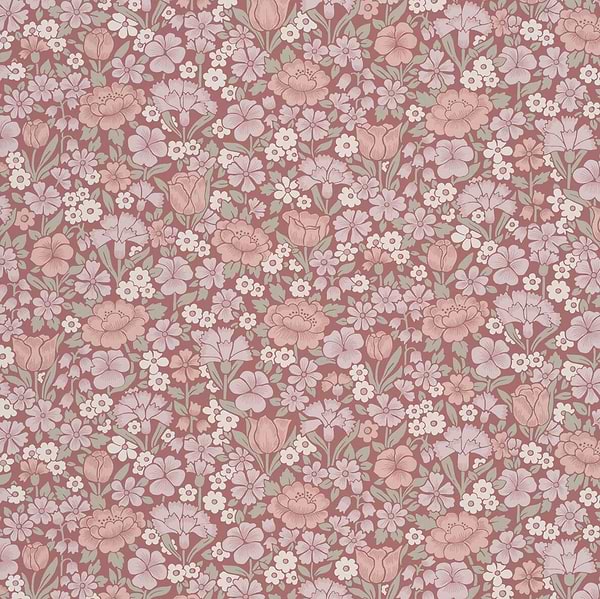 Spring Flowers behang-behang-Little Greene-Blush-Rol-Selected Wallpapers & Interiors