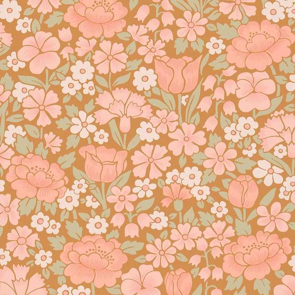 Spring Flowers behang-behang-Little Greene-Bombolone-Rol-Selected Wallpapers &amp; Interiors