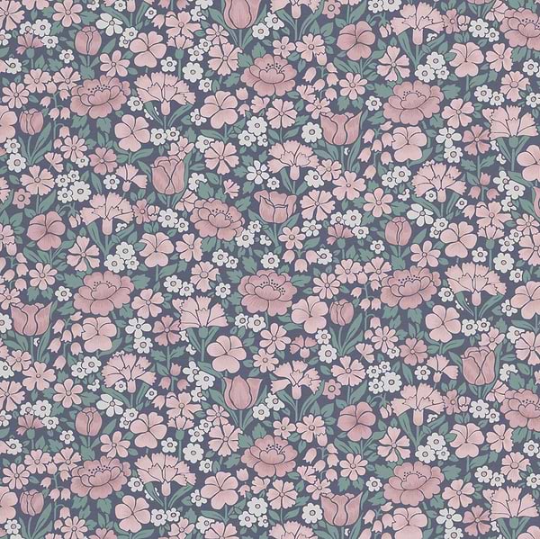 Spring Flowers behang-behang-Little Greene-Juniper-Rol-Selected Wallpapers & Interiors