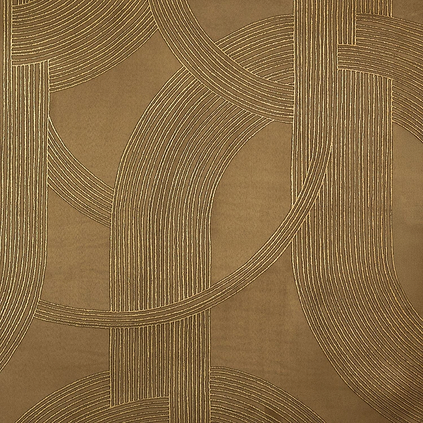 Odeon wallpaper in Ambre Dore by Casamance