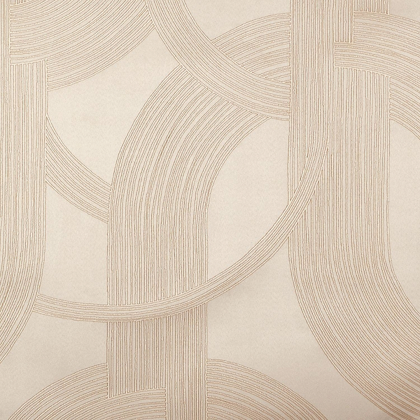 Odeon wallpaper in Ivoire Argent by Casamance