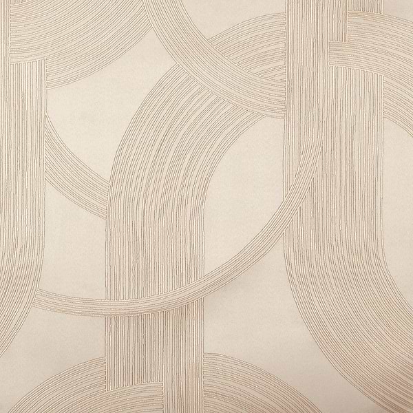 Odeon wallpaper in Ivoire Argent by Casamance