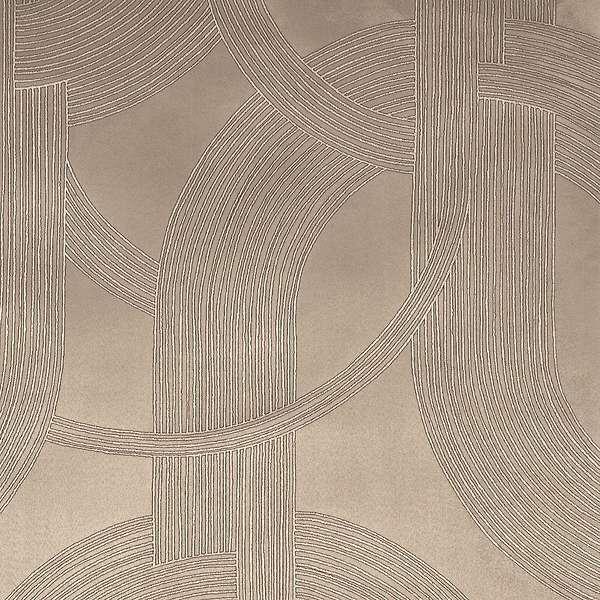 Odeon wallpaper in Taupe Dore by Casamance