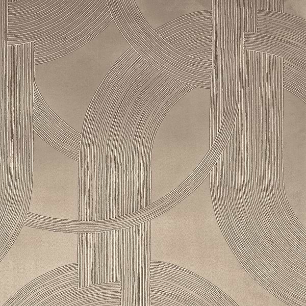 Odeon wallpaper in Taupe Dore by Casamance
