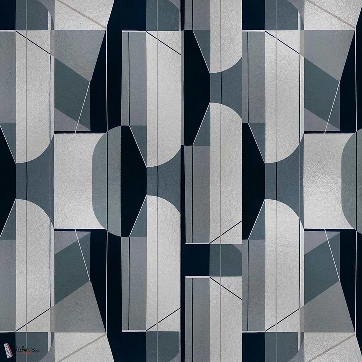 Pythagoras behang-Coordonne-Extra silver-Metallics-M2-Selected Wallpapers-Interiors