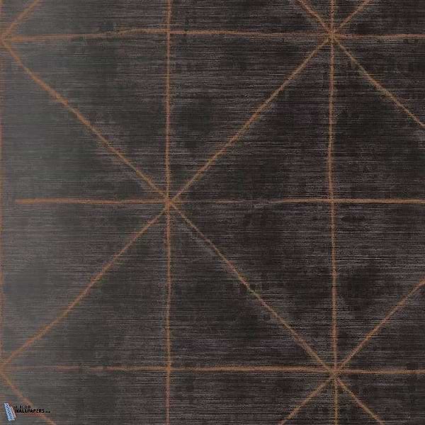 Quantum behang in Anthracite van Texam