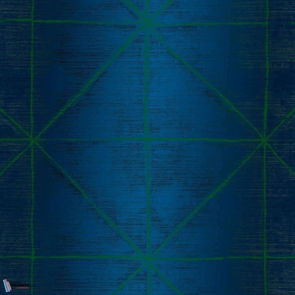 Quantum behang in Blue van Texam