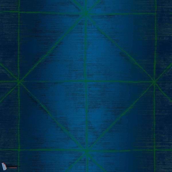Quantum behang in Blue van Texam