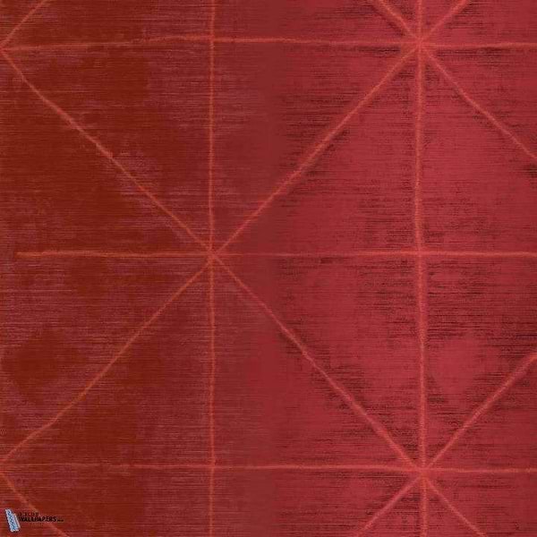 Quantum behang in Red van Texam