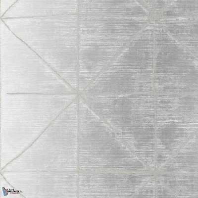 Quantum behang in Steel van Texam