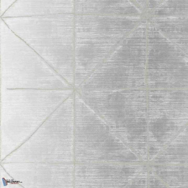 Quantum behang in Steel van Texam