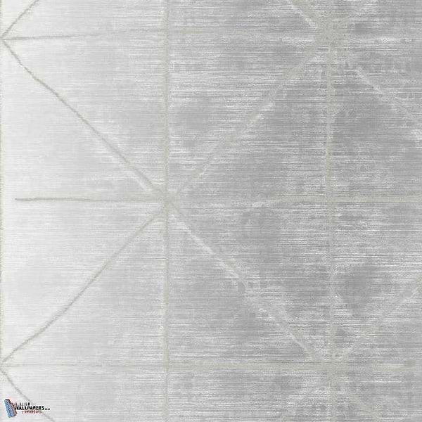 Quantum behang in Steel van Texam