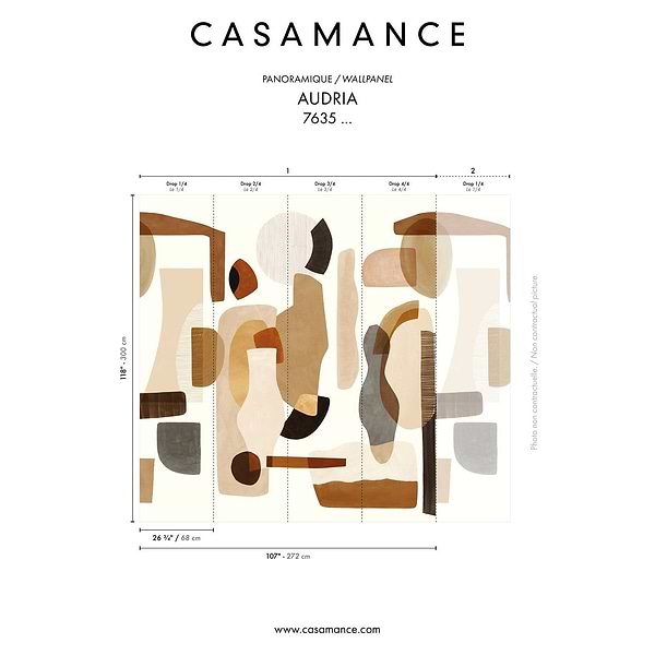 Audria behang-Behang-Casamance-Selected Wallpapers &amp; Interiors