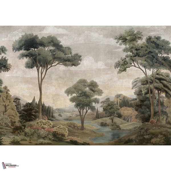 Silk Route wallpaper-Coordonne-Sage-Non Woven-M2-Selected Wallpapers-Interiors