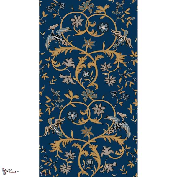 Antwerp Damask behang-Coordonné-Selected Wallpapers-Interiors