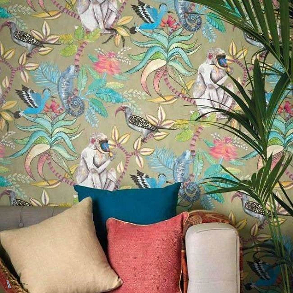 Savuti wallpaper van Cole & Son