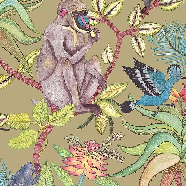 Savuti wallpaper in Bright Multi van Cole & Son