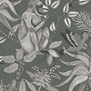 Savuti wallpaper in Soot on Charcoal van Cole & Son