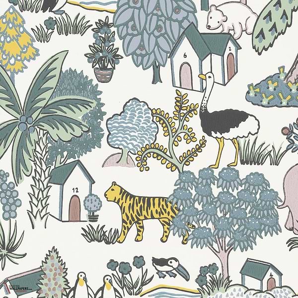 Animal Kingdom behang-Little Greene-Florence-Rol-Selected Wallpapers-Interiors