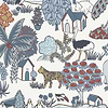 Animal Kingdom behang-Little Greene-Bassoon-Rol-Selected Wallpapers-Interiors