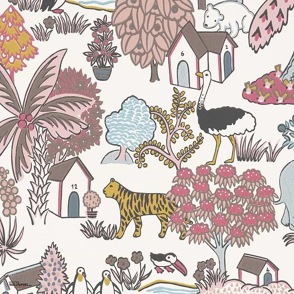 Animal Kingdom behang-Little Greene-Confetti-Rol-Selected Wallpapers-Interiors