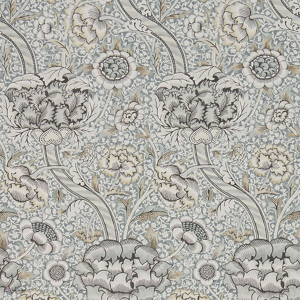 Wandle wallpaper in Grey/Stone van Morris & Co