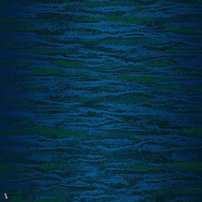 Waves behang in Blue van Texam