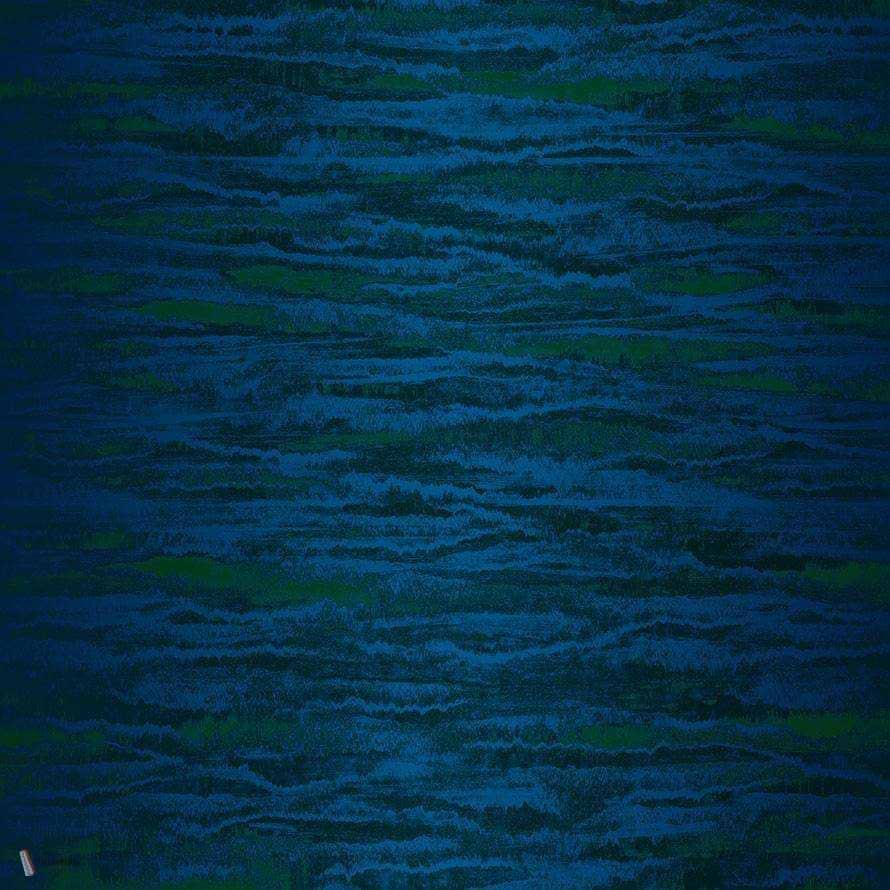 Waves behang in Blue van Texam