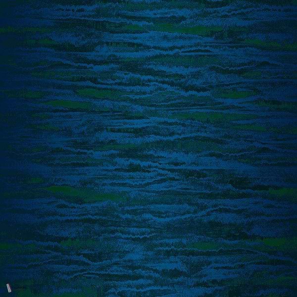 Waves behang in Blue van Texam