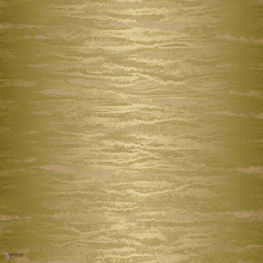 Waves behang in Gold van Texam