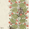 Acacia-Behang-Tapete-Cole & Son-Olive & Coral-Rol-109/11051-Selected Wallpapers
