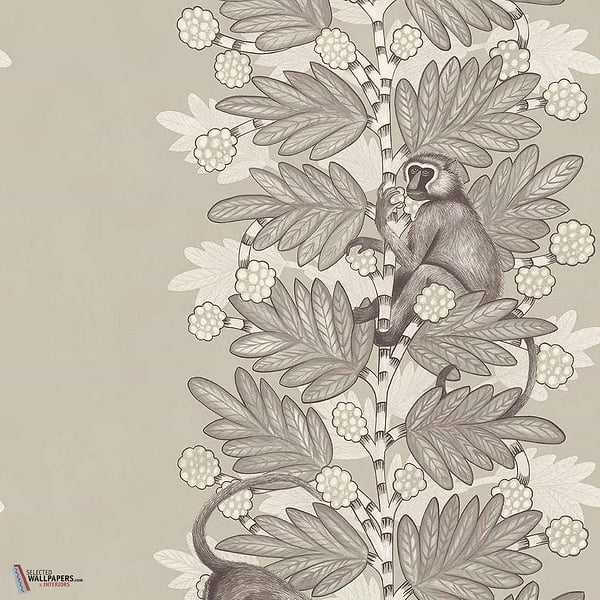 Acacia-Behang-Tapete-Cole & Son-Taupe & White-Rol-109/11054-Selected Wallpapers