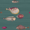 Acquario-wallpaper-Cole & Son-Dark Viridian-Roll-114/12024-Selected Wallpapers