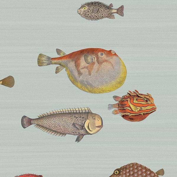 Acquario-wallpaper-Cole & Son-Print Room Blue-Roll-97/10030-Selected Wallpapers