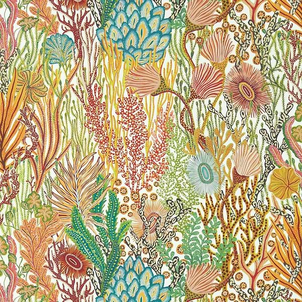 Acropora-behang-Tapete-Harlequin-Brazilian Rosewood/Nectar-Rol-112779-Selected Wallpapers