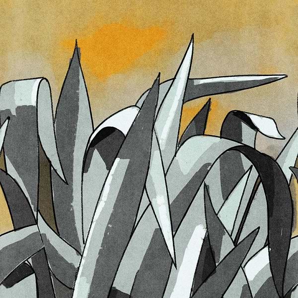 Agavé-Behang-Wall & Deco-01-CWC-WDAG2201-Selected Wallpapers