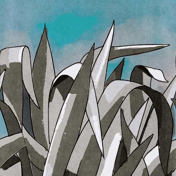 Agavé-Behang-Wall & Deco-02-CWC-WDAG2202-Selected Wallpapers