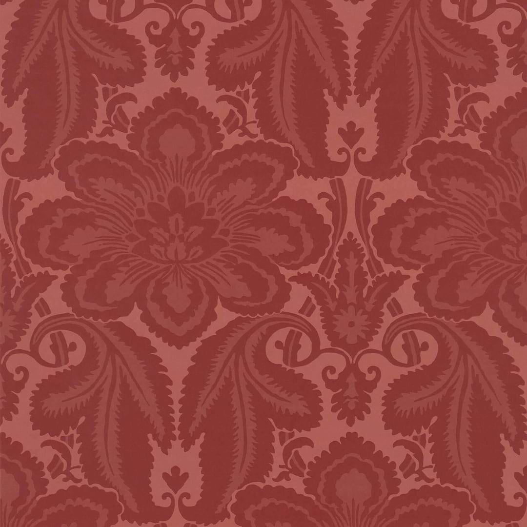 Albemarle-behang-Tapete-Little Greene-Flame-Rol-0251ALFLAME-Selected Wallpapers