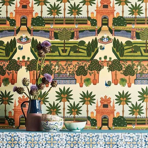Alcazar Gardens-behang-Tapete-Cole & Son-Selected Wallpapers