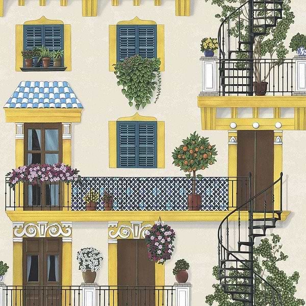 Alfaro-behang-Tapete-Cole & Son-Parchment-Rol-117/4010-Selected Wallpapers