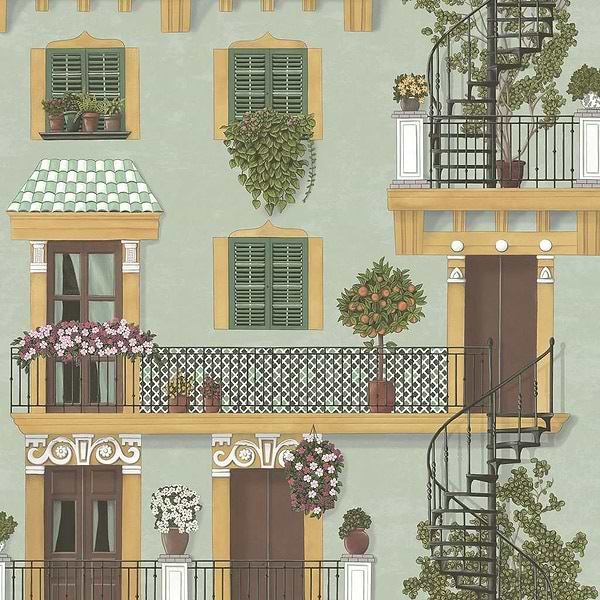 Alfaro-behang-Tapete-Cole & Son-Duck Egg-Rol-117/4012-Selected Wallpapers