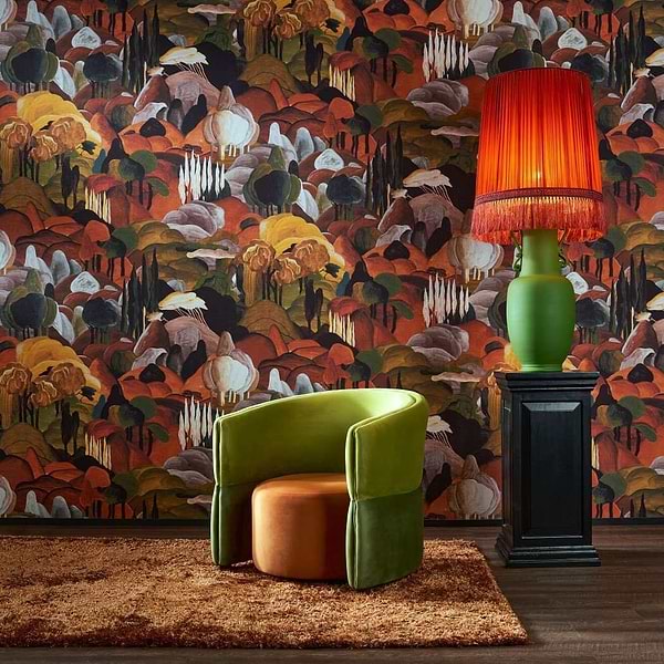 All'ombra dei cipressi-behang-Tapete-Arte-Selected Wallpapers