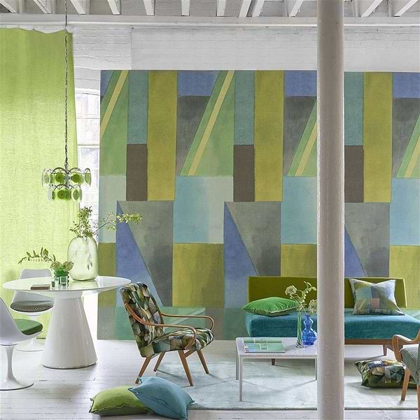 Alphonse-behang-Tapete-Designers Guild-Azure-Set-PDG1109/01-Selected Wallpapers