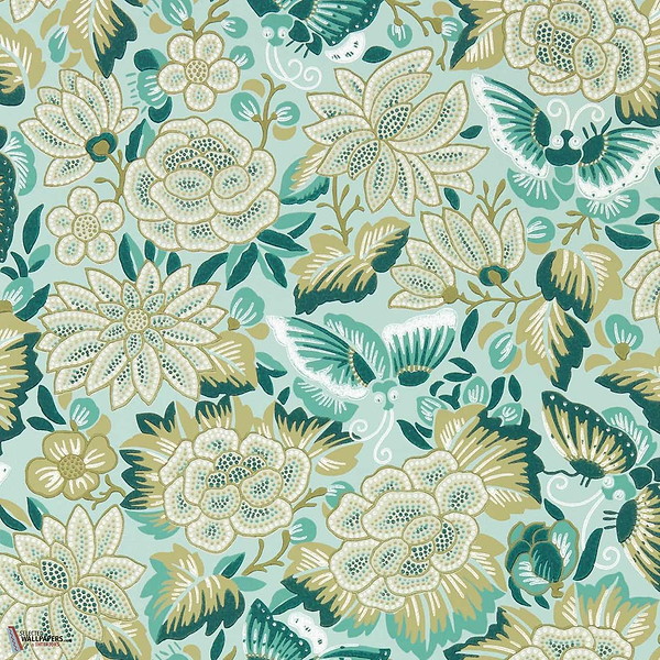 Amara Butterfly-Behang-Tapete-Sanderson-Bamboo-Rol-217118-Selected Wallpapers