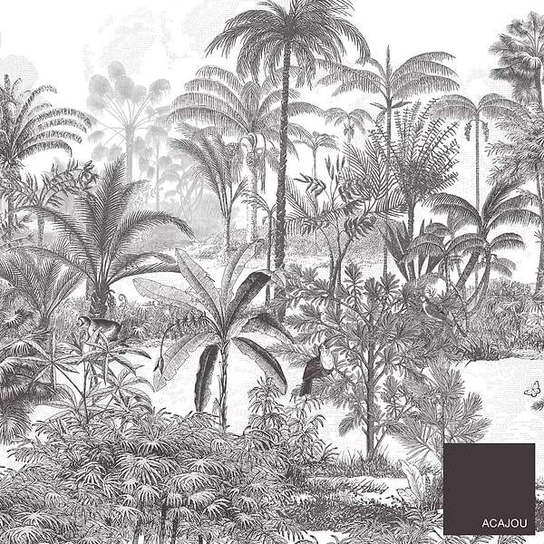 Amazone-behang-Tapete-Isidore Leroy-Acajou-Set-06241614-Selected Wallpapers