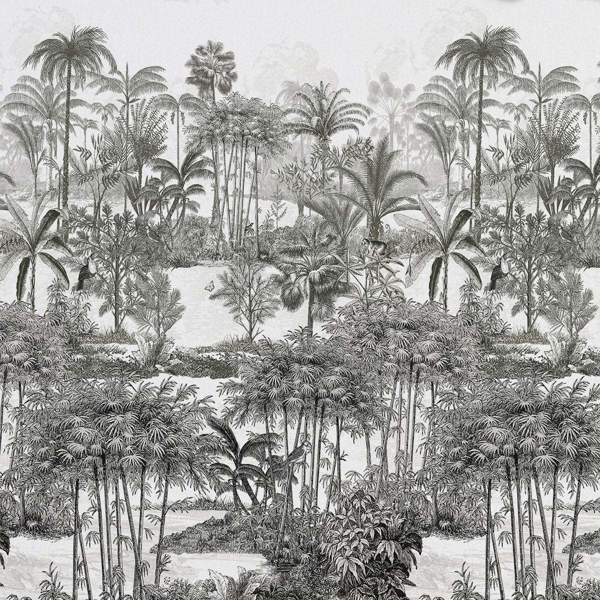 Amazone-behang-Tapete-Isidore Leroy-Gris-Non Woven-6241601-Selected Wallpapers