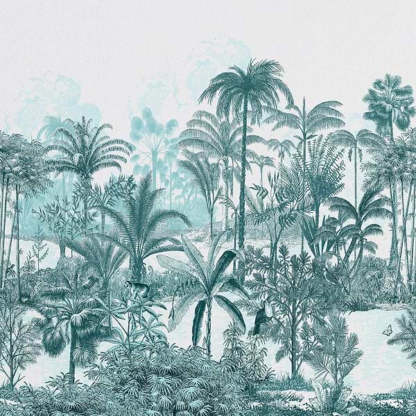 Amazone-behang-Tapete-Isidore Leroy-Mint-Non Woven-62416054-Selected Wallpapers