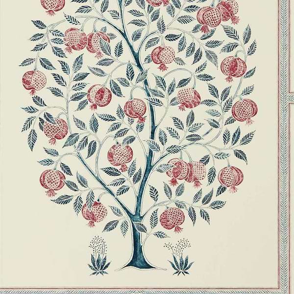 Anaar Tree-behang-Tapete-Sanderson-Blueberry-Rol-216790-Selected Wallpapers